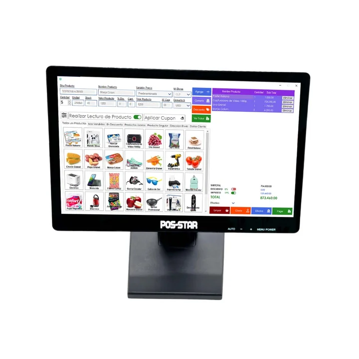 Monitor táctil 15.6" Full HD